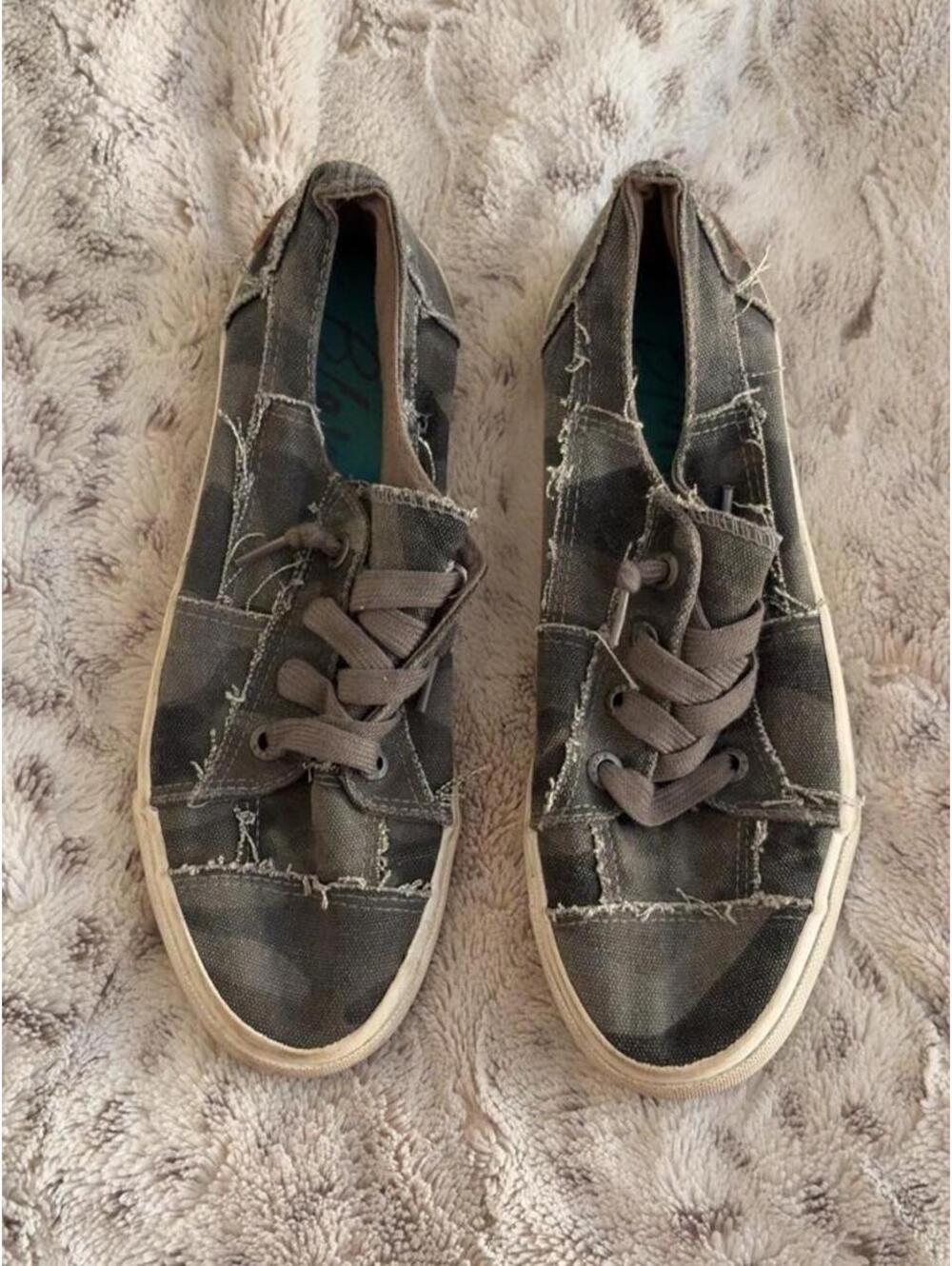 blowfish dark camouflage sneakers